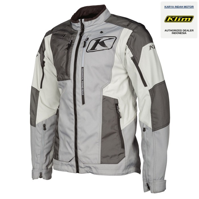 KLIM Dakar Jacket Monument Gray Original Jaket Motor Adventure Dual Spot KLIM