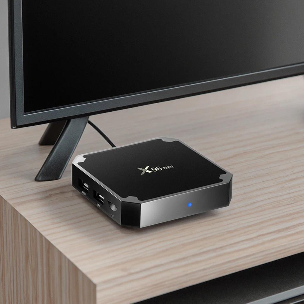 X96 Mini Smart TV Box Android 11.0 Amlogic 2.4G/5G WiFi Support 4K H.265 HEVC AV1 HDR10+ X96mini Por