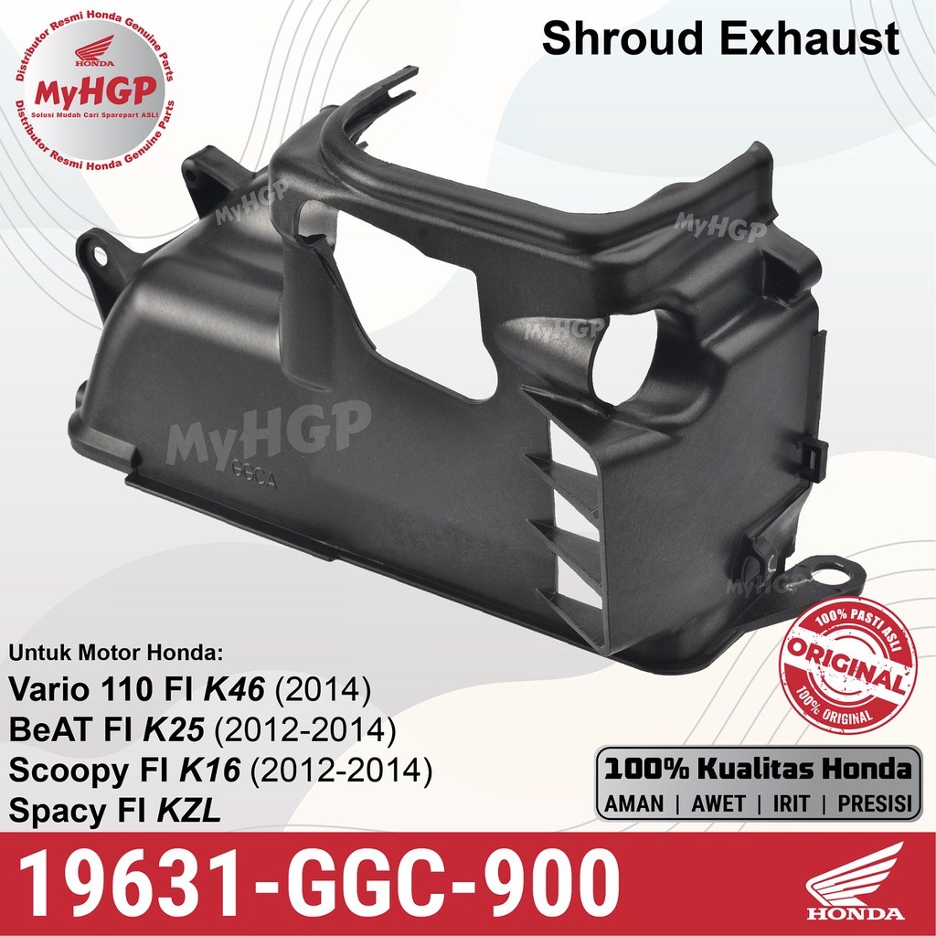 19631GGC900 Shroud Ex GGC BeAT, Scoopy, Vario 110, Spacy FI Stater Kasar 2012 2013 2014 19631-GGC-90