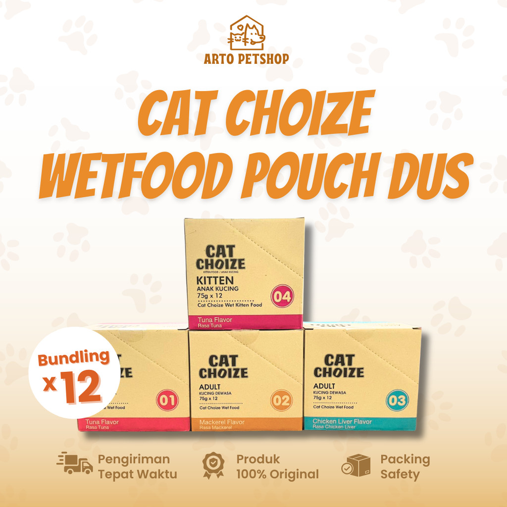 Cat Choize Wet Food Pouch Dus
