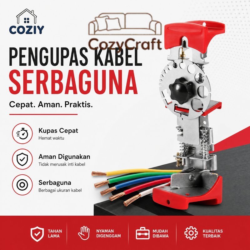 alat pengupas kabel listrik mesin kupas kabel cepat manual serbaguna portabel awet efisien