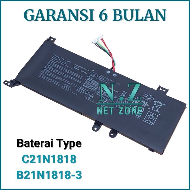 Baterai Batre Asus VivoBook Asus A412F A412FL X412FL X412 A412DA A412D -NZONE