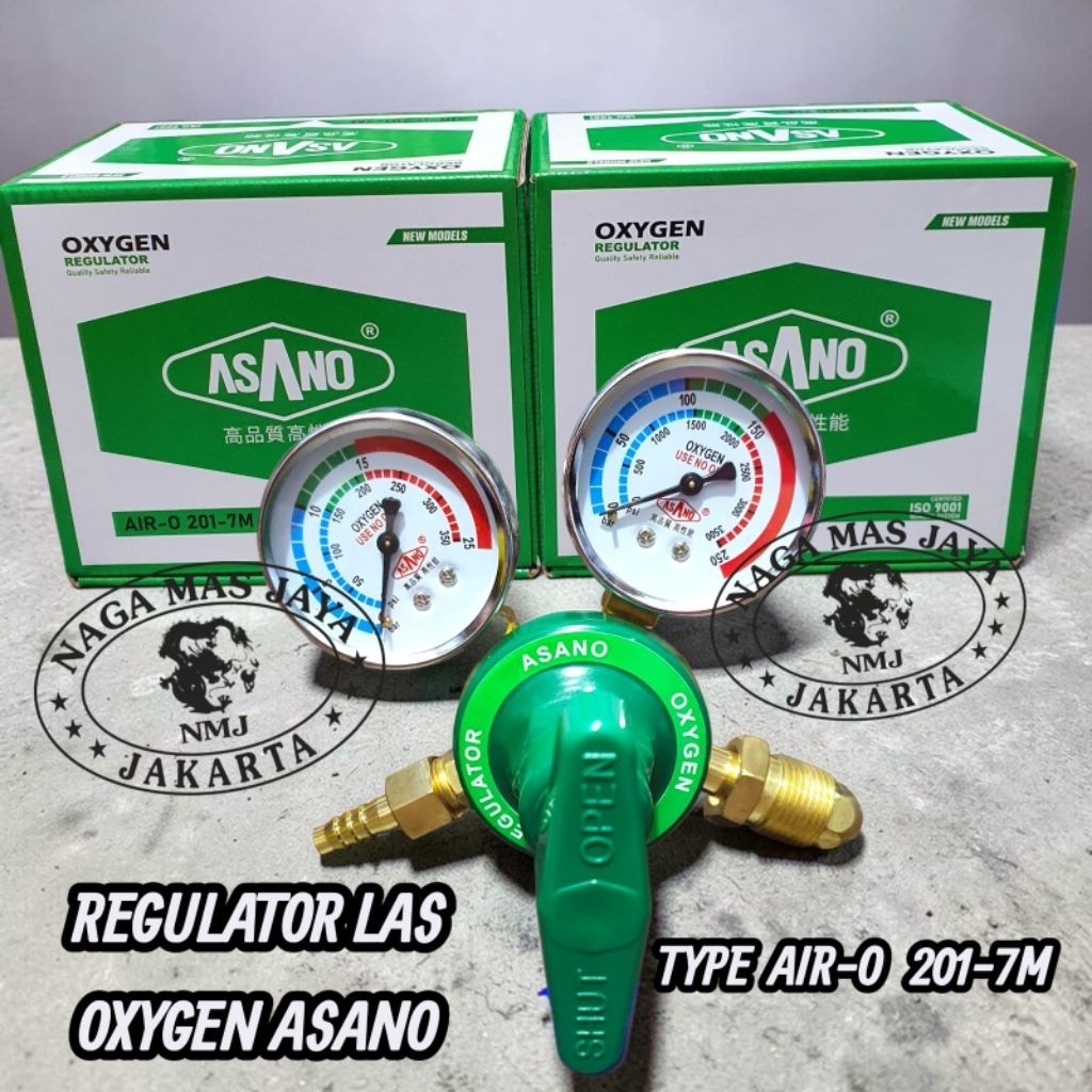 GILISHOP REGULATOR LAS OXYGEN ASANO / REGULATOR GAS OKSIGEN ASANO / REGULATOR GAS OXYGEN ASANO