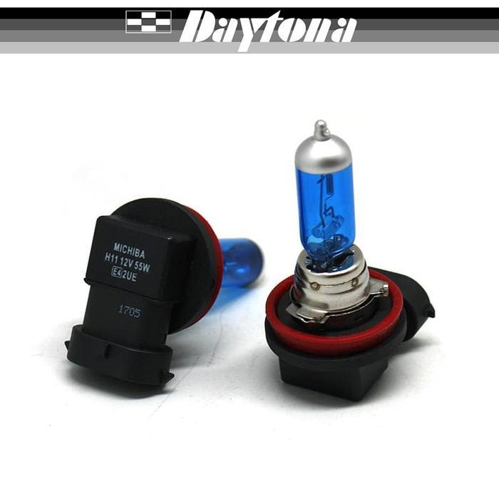 Best PROMO MICHIBA Bohlam Lampu Mobil H11 Halogen 12V 55W - Putih