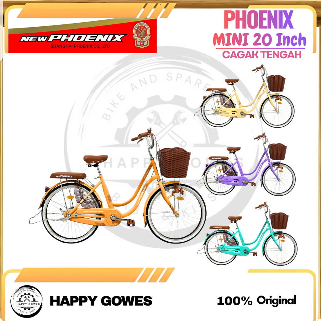 HG SEPEDA CITY BIKE CTB 20 NEW PHOENIX SEPEDA CEWE KERANJANG