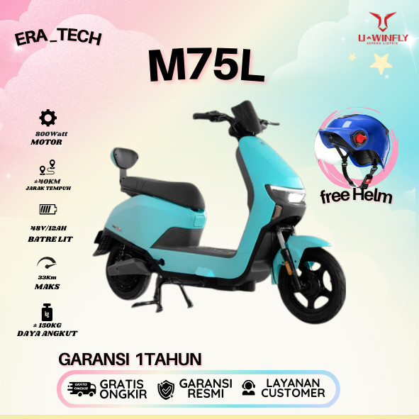 TERMURAH Sepeda Motor Listrik Garansi Resmi Uwinfly M70 M75