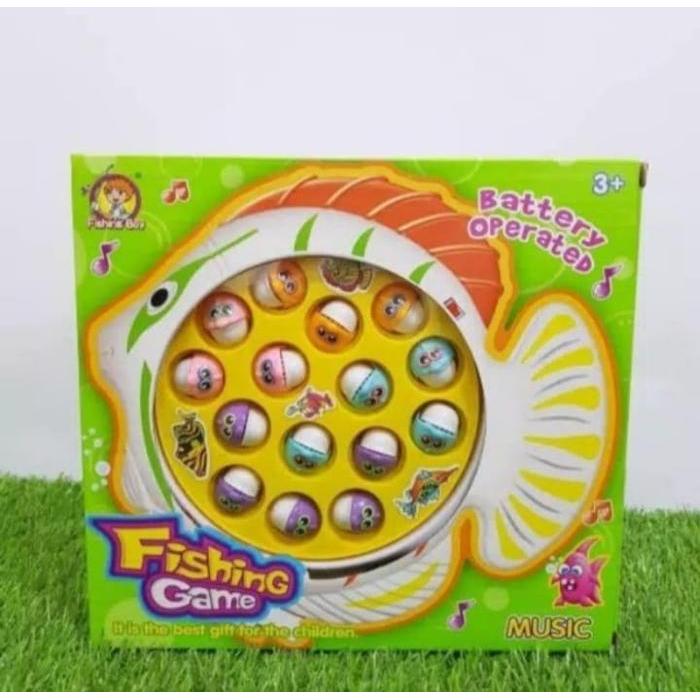 Mainan anak pancingan ikan mainan fishing game mainan anak laki laki - Besar FISH DUS