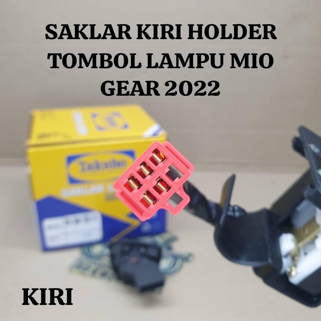 SAKLAR KIRI HOLDER TOMBOL LAMPU MIO GEAR 2022