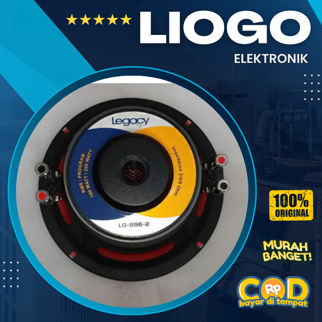 Speaker Legacy 8 Inch Legacy LG 896 2 Subwoofer 8 Inch Legacy 896 Double Coil Audio Subwoofer Mobil