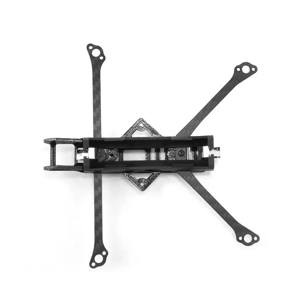 HGLRC Rekon3 140mm 3K Carbon Frame Kit - 3" Long-Range, 18650 Compatible for FPV Racing/Freestyle/LR