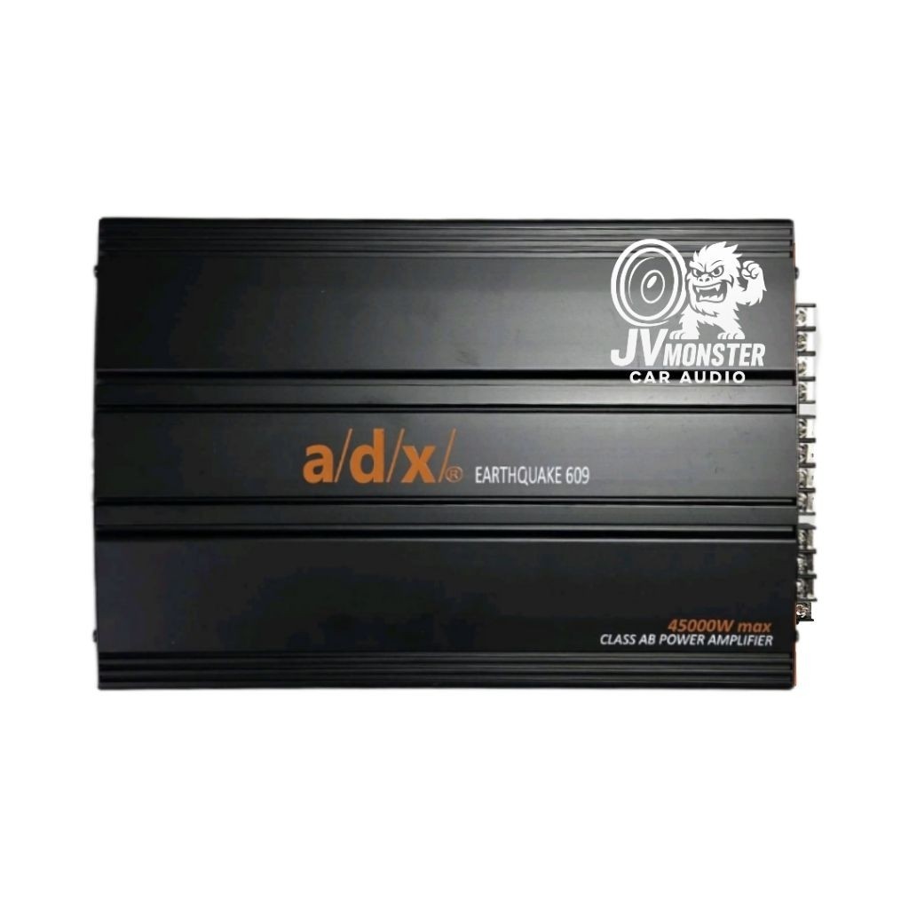 ADX Power Amplifier EARTHQUAKE 609 45000W 4 Channel Mosfet Bass Jedag-jedug & Treble Tajam Subwoofer