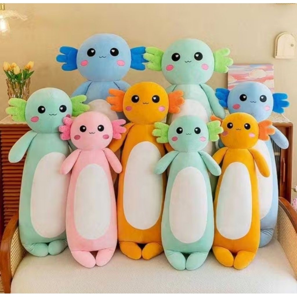 Guling Boneka Ikan Kakao Axoloti Salamander 80cm