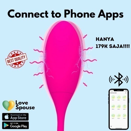 Bola Olahraga Kegel Ball Clarice Lighning remote Control Safety SS