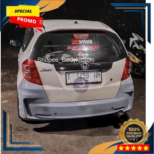 BEMPER BELAKANG JAZZ GE8 TAHUN 2008 - 2014 MODEL MMC BUMPER BELAKANG HONDA JAZZ GE8 RS MMC mobil