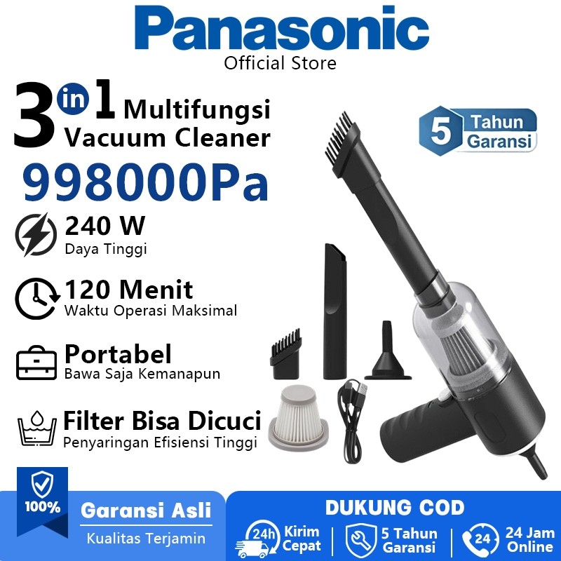 ( rosamond17.murah ) [COD] Vacuum Cleaner PortableTanpa Kabel 3 in 1, Alat Serbaguna untuk Mobil, La