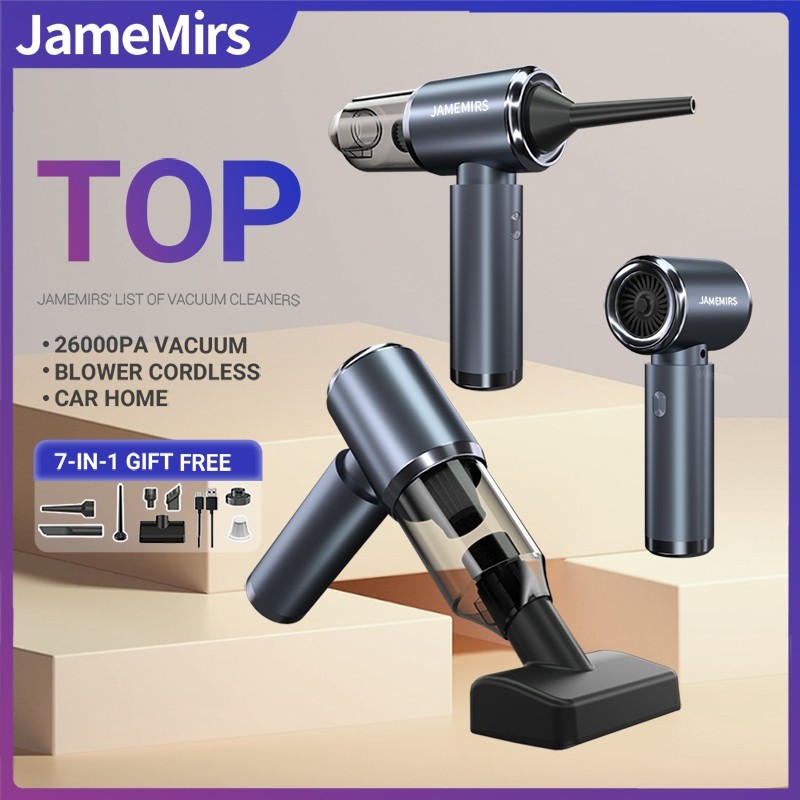 ( rosamond17.murah ) JameMirs   26000PA Cordless vacuum  7-in-1 Penyedot Debu  Mini Wet Dry Penyedot