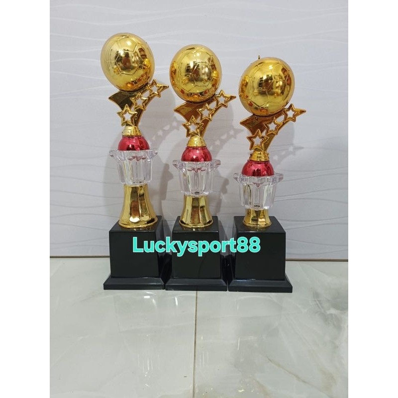 trophy Piala 214 sepak bola futsal 1 set