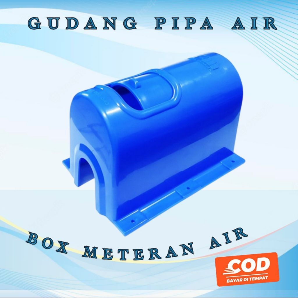 box meteran air atau tutup meteran air pdam warna biru