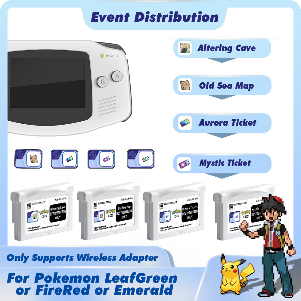 GBA Game Cartridge Event stribution Video Game Console Card Advance Cart for GBA