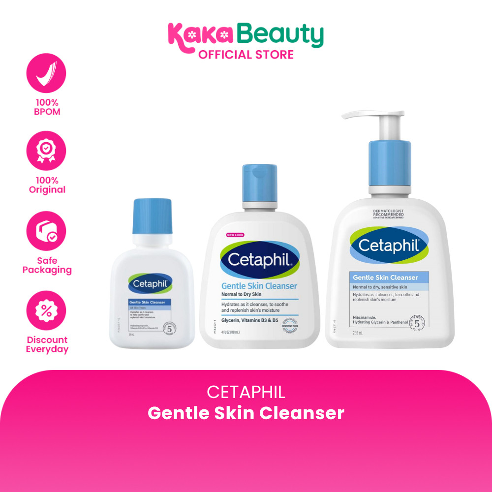 Cetaphil Gentle Skin Cleanser - Sabun Cuci Muka Pembersih Wajah