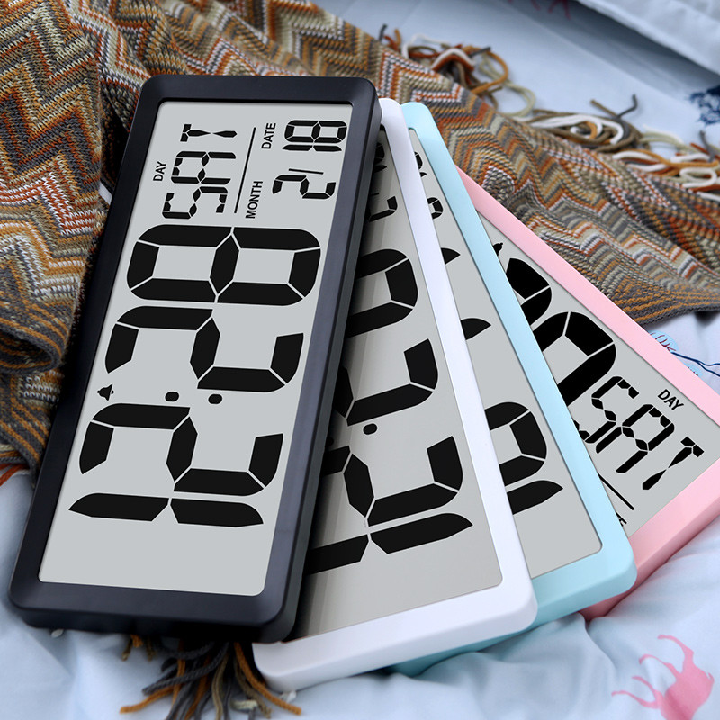 Large Digital Jumbo wall clock modern design home vintage wall clock digital smart Arabic Numerals N