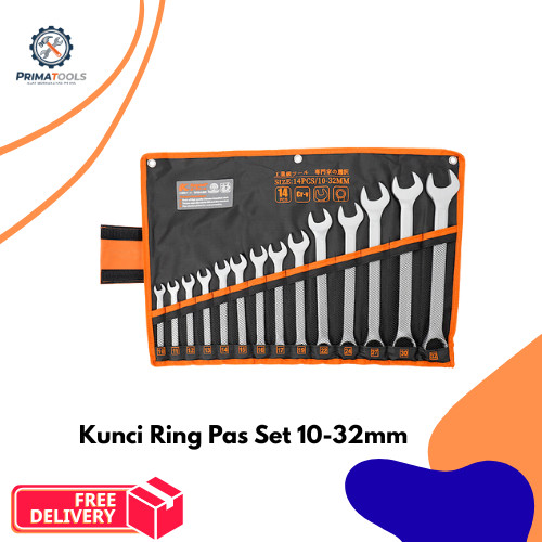 Kapusi Kunci Ring Pas Set 10-32mm Crv K-6158