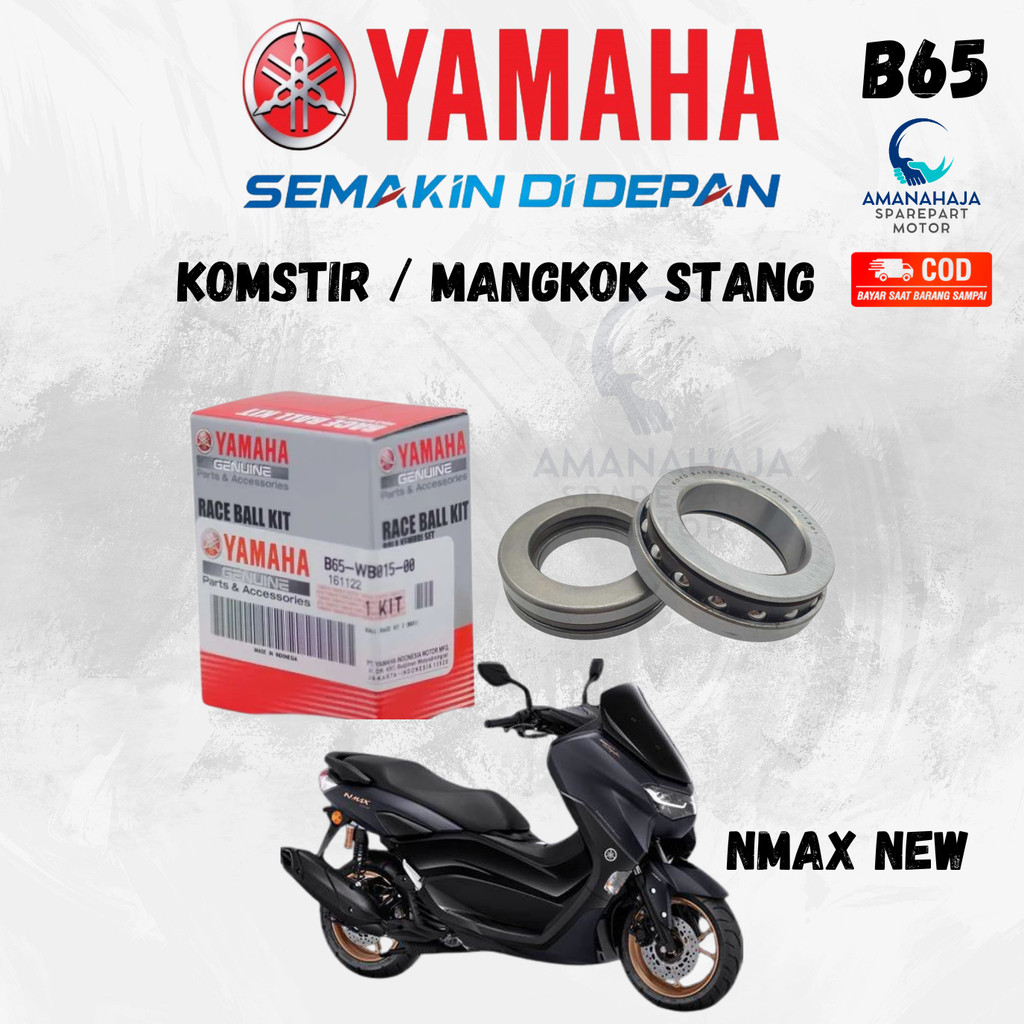 (GARANSI) ORI KOMSTIR MANGKOK STANG NMAX NEW (B65) | SPAREPART ORIGINAL SUKU CADANG SEPEDA MOTOR
