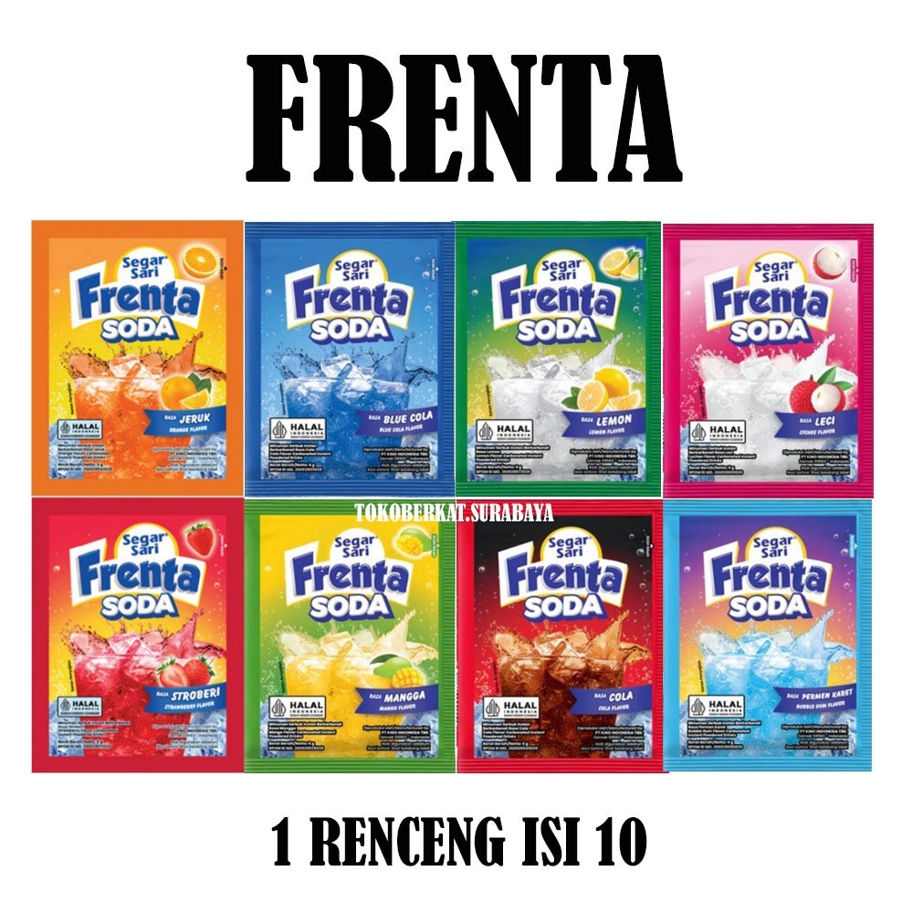 1 RENCENG FRENTA SODA ISI 10SACHET