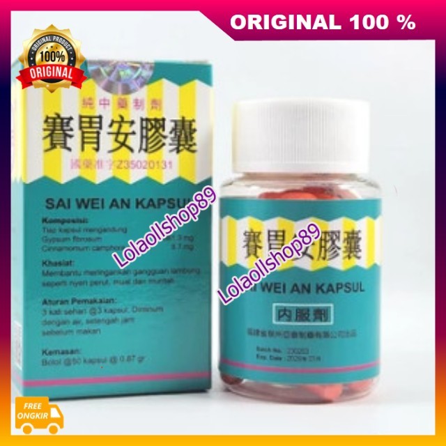 Herbal Cina Ampuh Atasi Perih Lambung Solusi GERD & Anxiety, Maag Kronis & Asam Lambung ORIGINAL