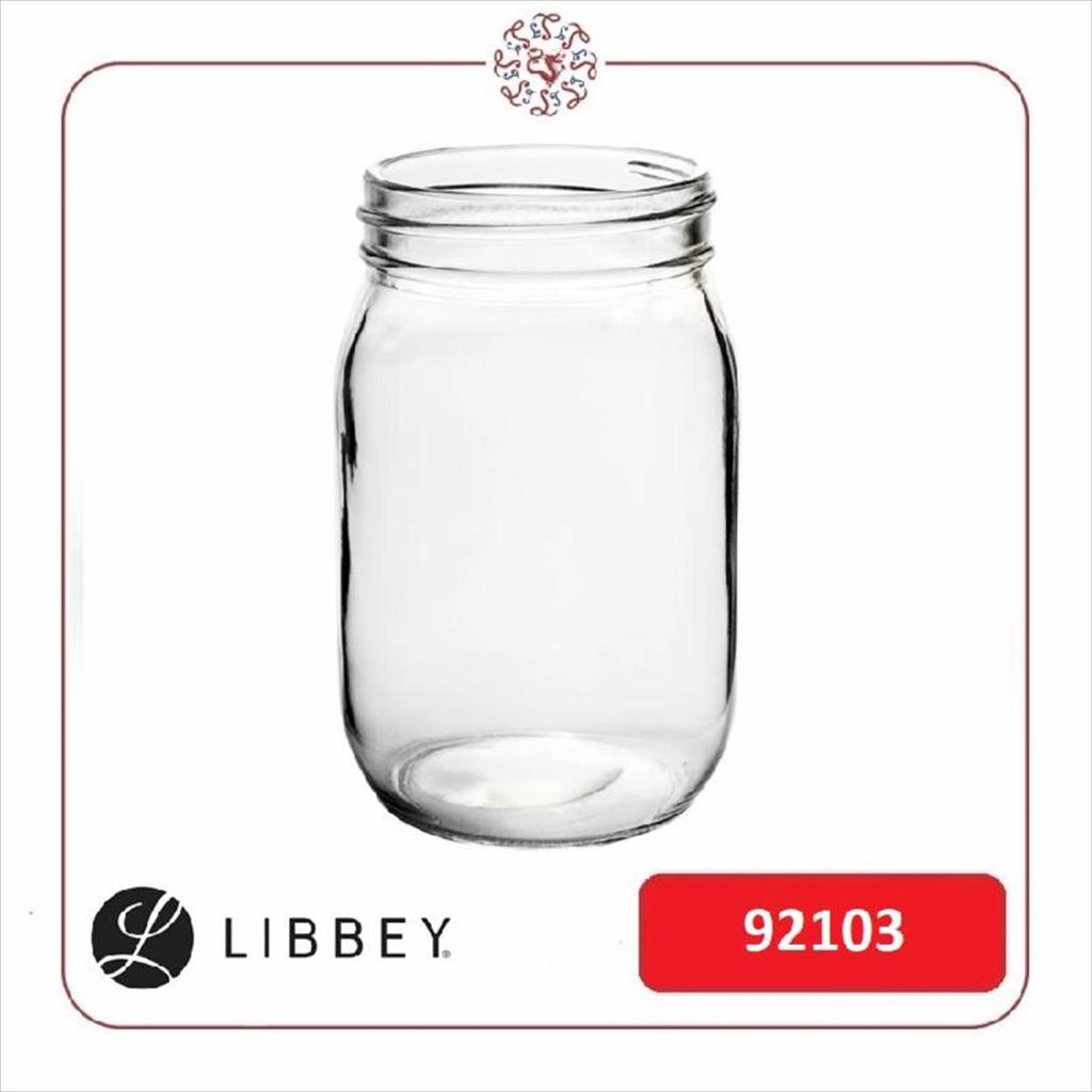 LIBBEY Drinking Jar Glass Without Handle / Gelas Toples 16 oz #92103