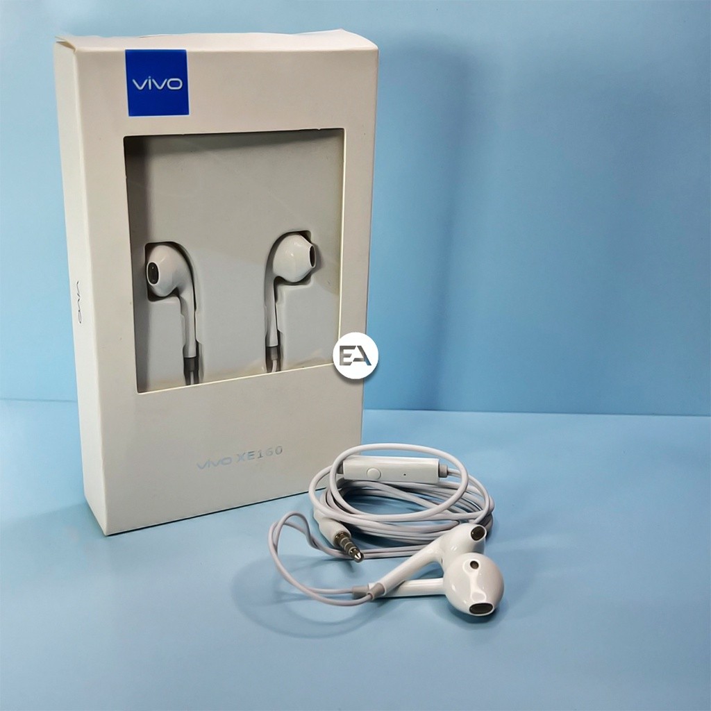Earphone Headset Vivo XE160 ORIGINAL 100% Vivo Y12 Y91