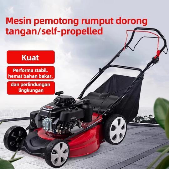 Mesin Pemotong Rumput Dorong Bensin 18 Inci Mesin Pemotong Rumput Pertanian