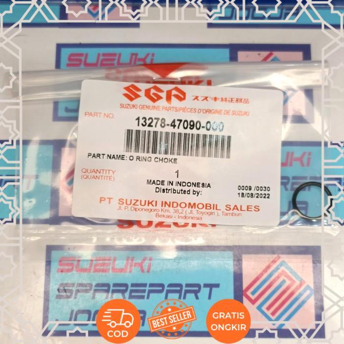 Suzuki Parts 13278-47090-000 Seal Tutup Chuk Choke Karbu Suzuki Smash Titan Ori - Not Specified