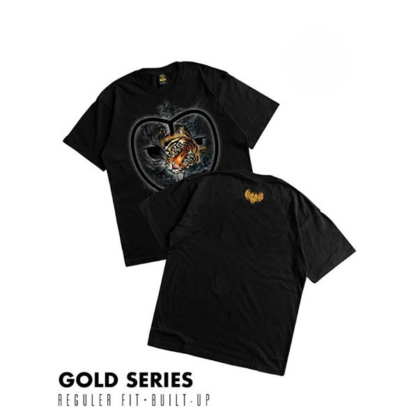 KAOS KATUN COMBED 16s CASUAL LENGAN PENDEK PRIA WANITA HITAM ORIGINAL DREAMBIRDS | SKARIUS