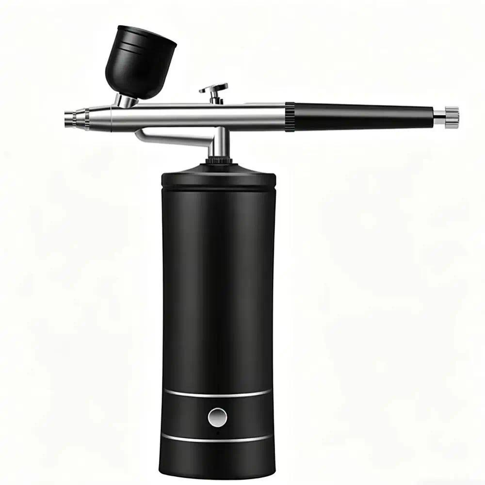 Airbrush Compressor Kit, Portable Airbrush Paint Spray Mini Spray Gun Wireless Air Brush Painting Ai
