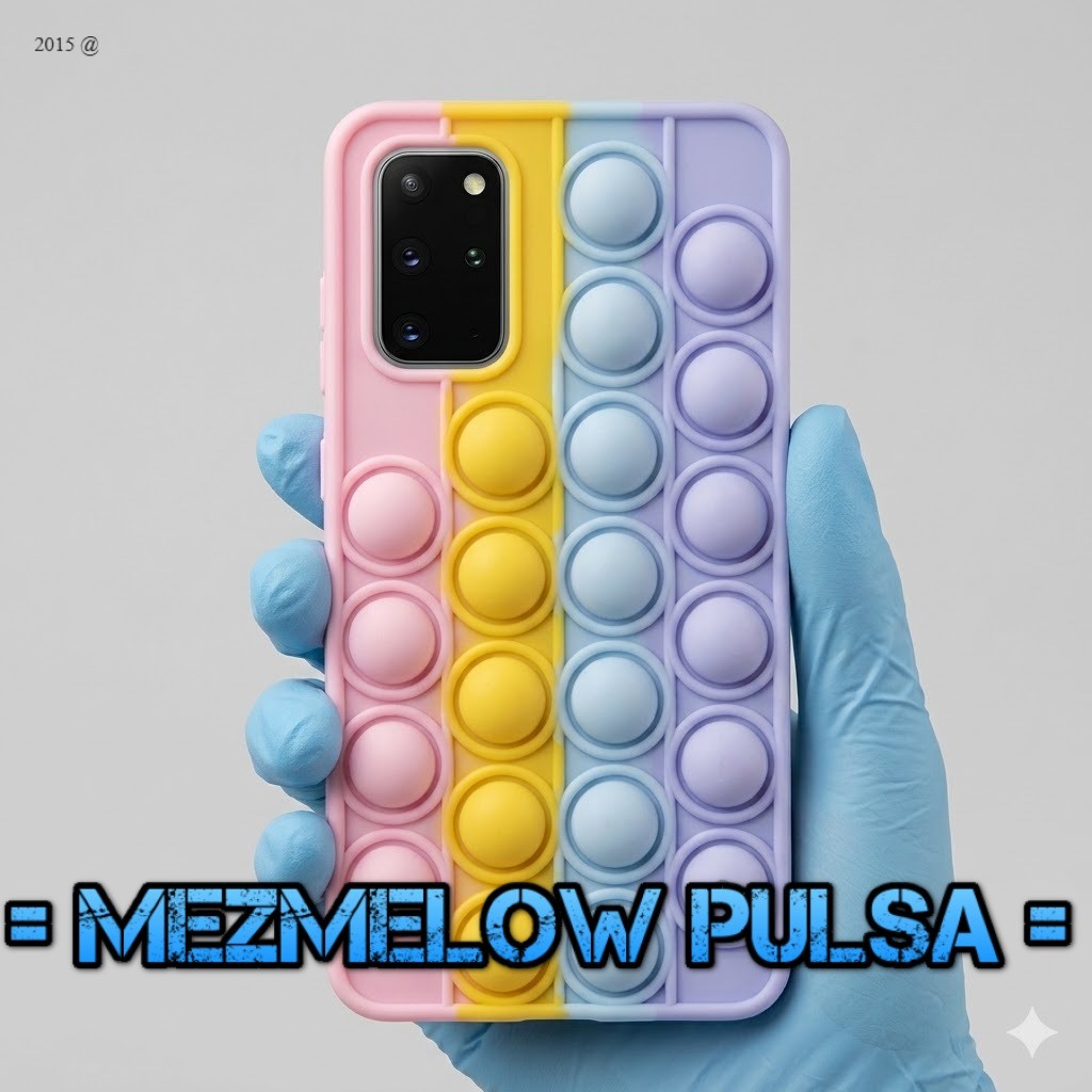 Silicone Casing Lembut Soft Case POP IT Rainbow Case SAMSUNG S20 BIASA