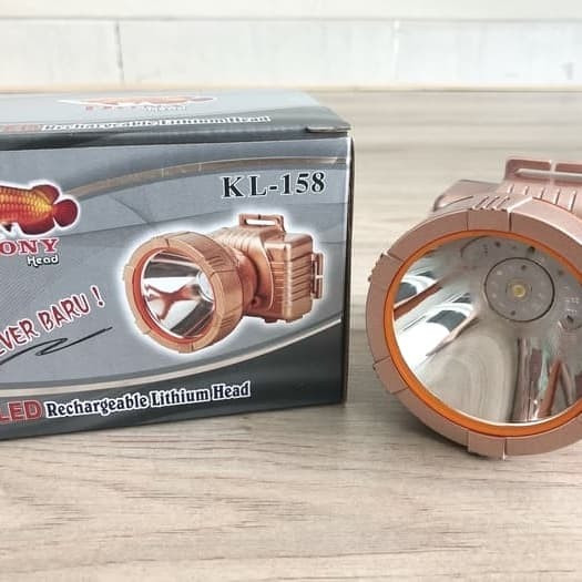Senter Kepala Dony Original 10w Head Lamp Dony KL-158 KL158 Senter 10 watt 10 w