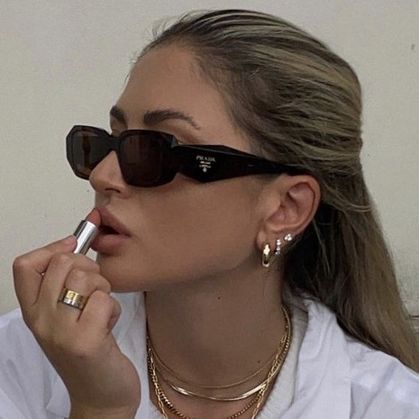 Kacamata Wanita Prada Symbole Cat Eye Sunglasses Mewah