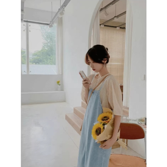 [Harga Terjangkau] 2025 Dust Rekomendasi Dress Korean Style / Dress Wanita / Dress Hitam / Dress Jum