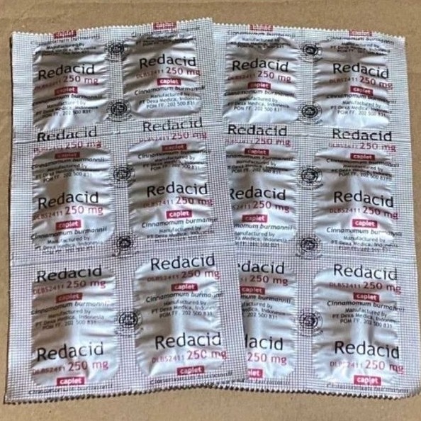 REDACID 250 MG STRIP 6 KAPLET