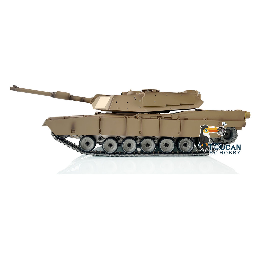 Henglong HL 116 Full Metal Chassis RTR RC Tank 3918 M1A2 Abrams TK16 IR Ver Smoke Gift Toys