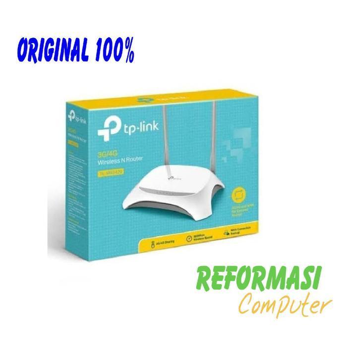 TP-LINK TL-MR 3420 Router 4G/3G USB Modem NEW FIRMWARE TPLINK MR3420 Sinyal - TL-MR 3420