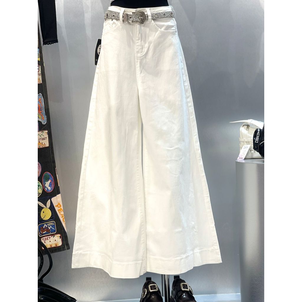 CELANA JEANS KULOT PUTIH GV0017