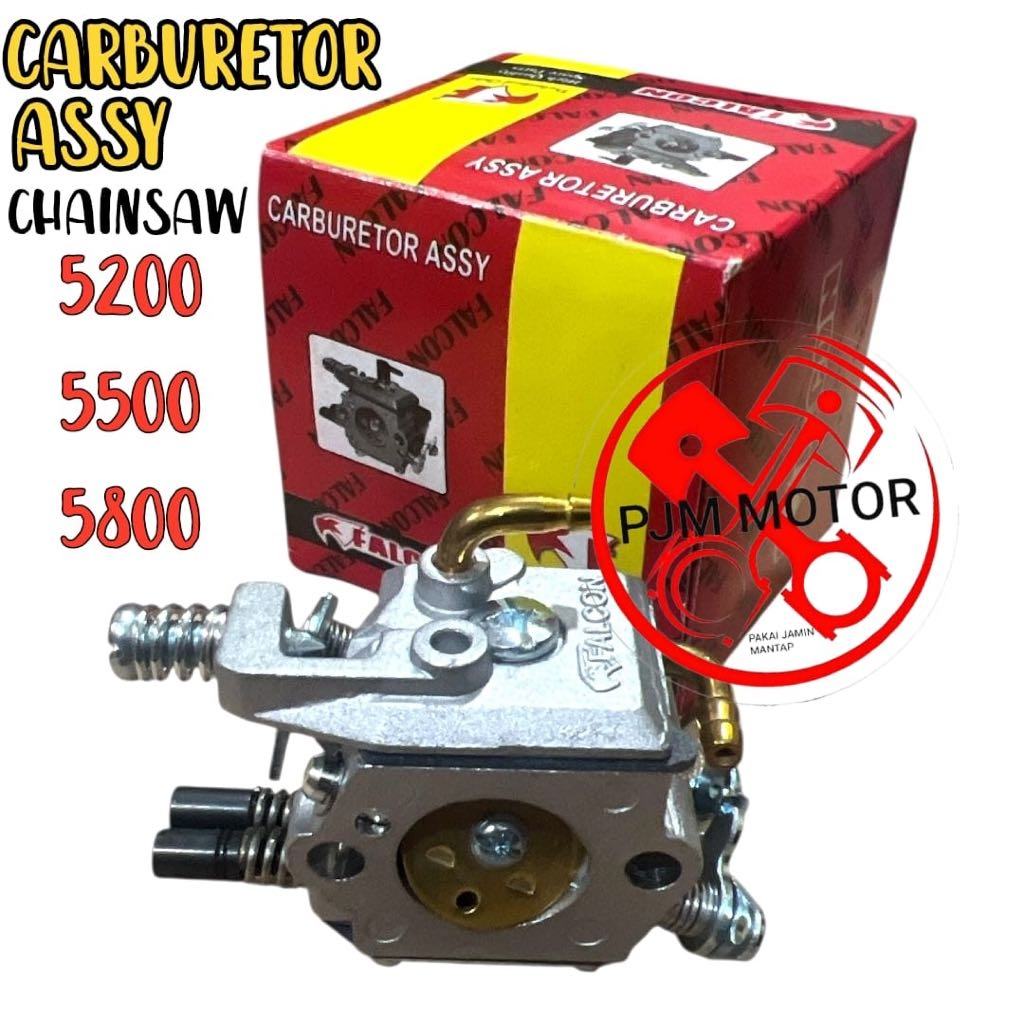 FALCON 5200 CARBURATOR - karburator mesin chainsaw senso Sinso kecil 5500 5800 original