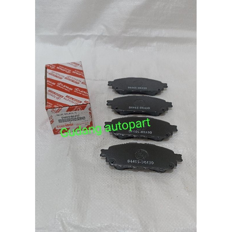 BRAKE PAD DEPAN INNOVA REBORN 2016 (04465-0K430)0SK