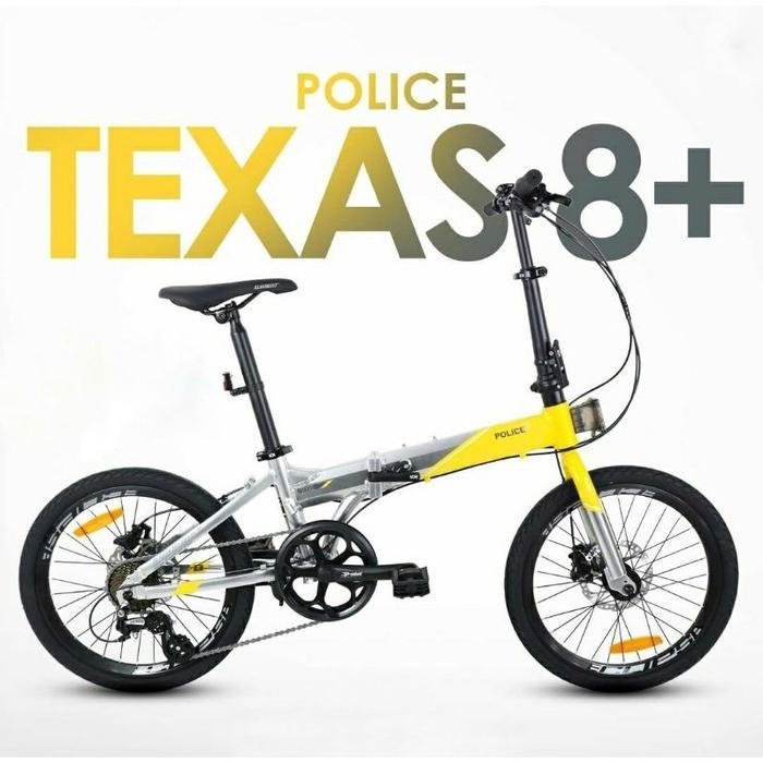 Sepeda Lipat Element Police Texas 8+ Speed 20"