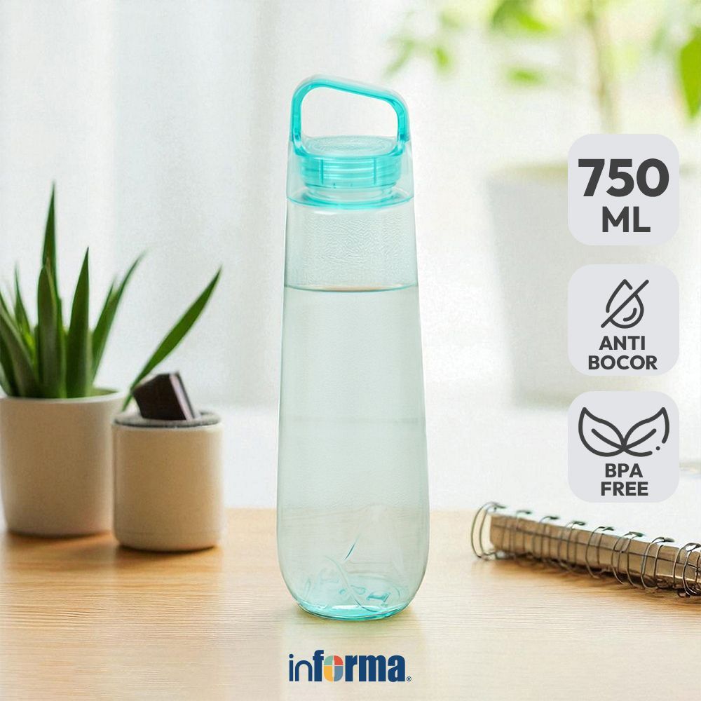Informa Appetite Kylie Botol Minum Tritan 750 ml - Biru Mint Tumbler Botol Air Tempat Minum Botol Mi