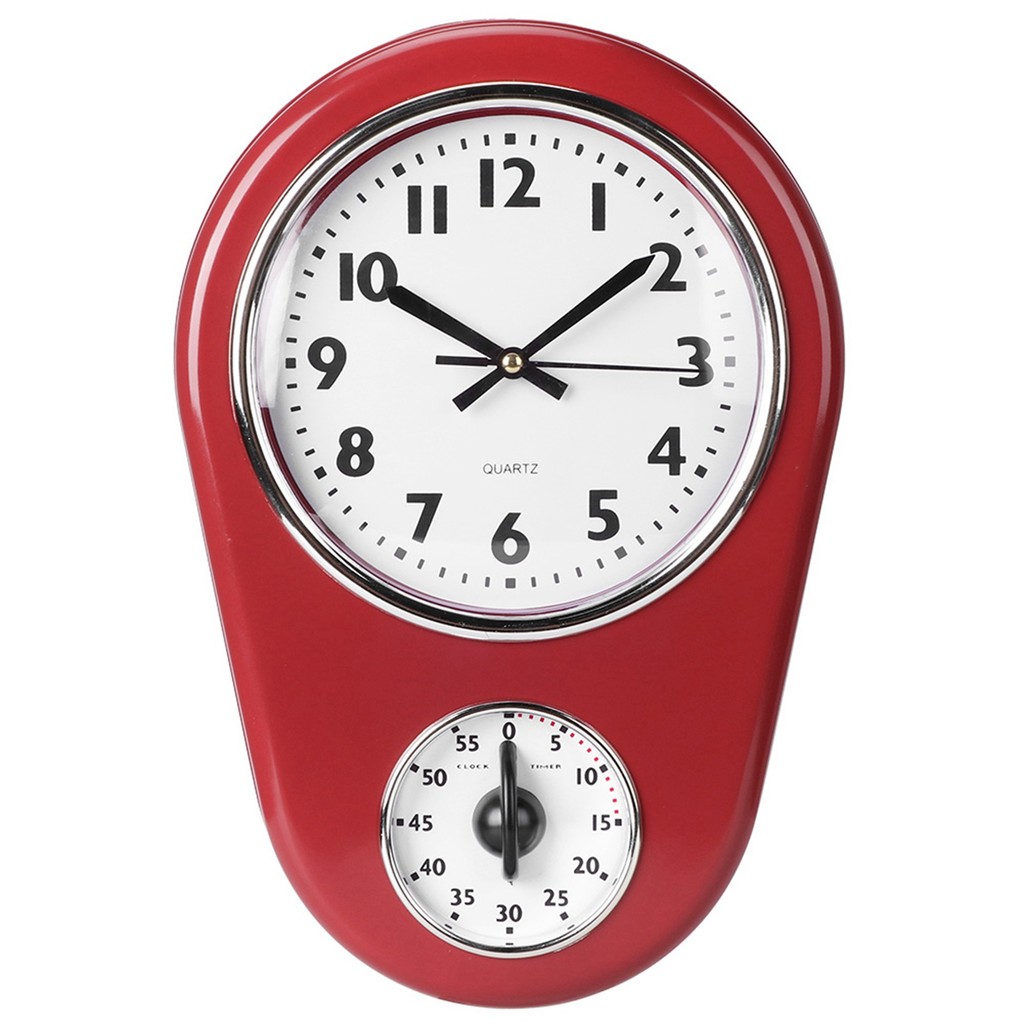 Hanging Clock Home Timer Kitchen Timer Vintage Wall Big Watch Hanging Clock Home Kitchen Timer Wall 