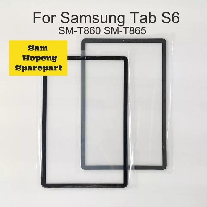 Kaca Depan LCD / Touchscreen / Glass Samsung Tab S6 2019 T865 T860 - Putih