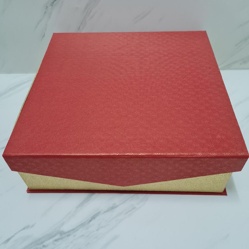 Box Magnet Dasi 25x25x8cm | Hardbox Kotak Kue Lapis Legit | Hamper Imlek | Natal | Idul Fitri